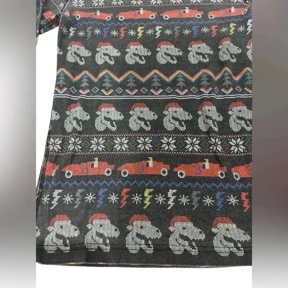 Hanna Andersson "HOLIDAY DINOSAUR" Pajama Long John Set Christmas Size 14 - Picture 4 of 6